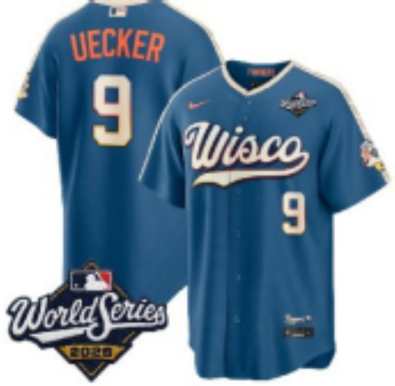 Youth Milwaukee Brewers #9 Bauers Blue Nike 2026 World Series jersey 102108->->Youth Jersey